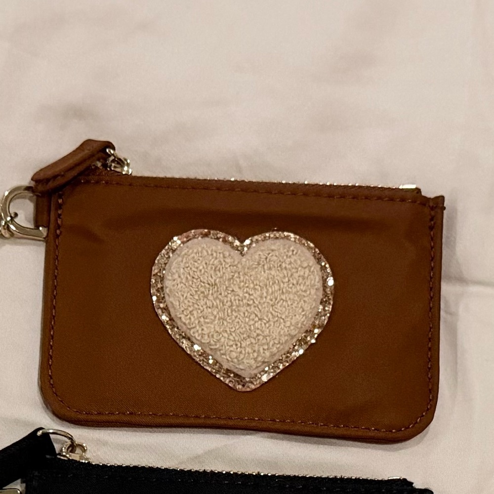 Stoney Clover Lane Chocolate Zipper Wallet